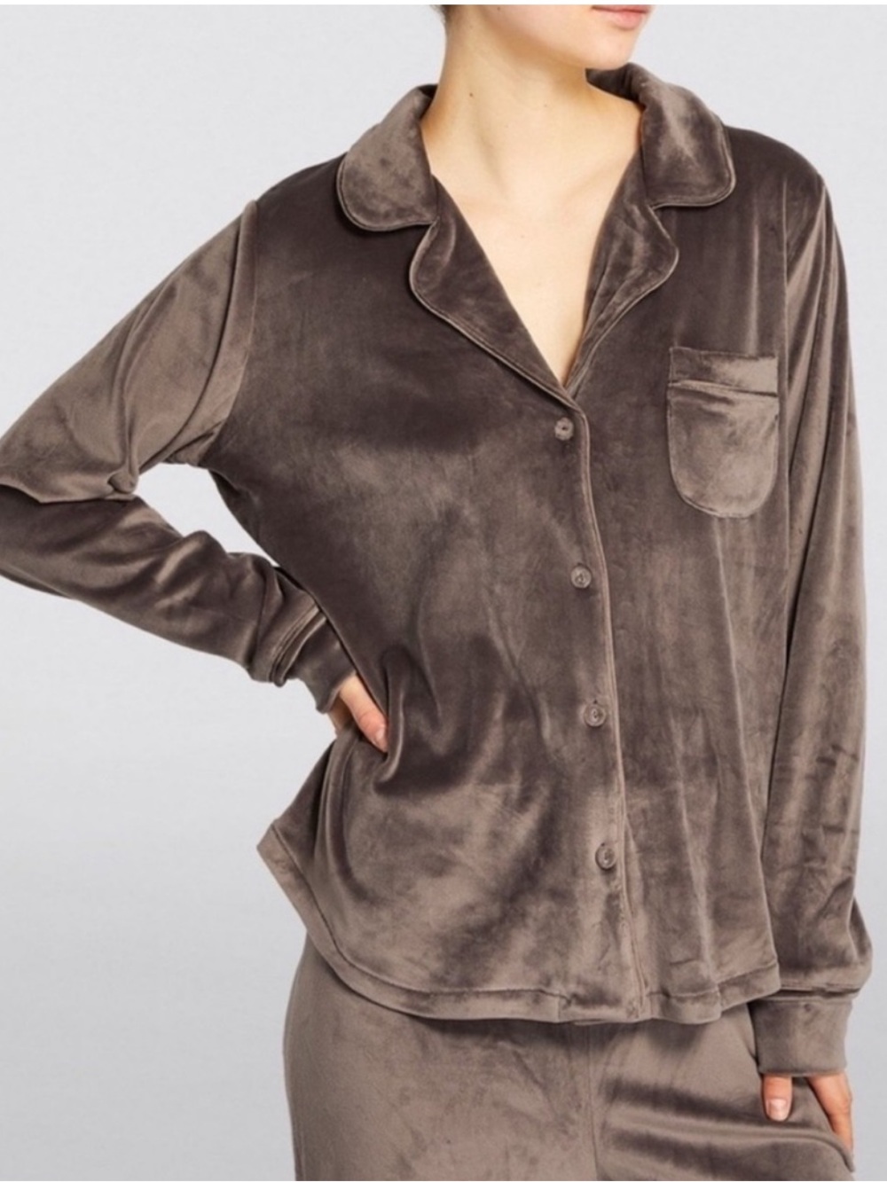 Skims Velvet Oversized PJ’s
